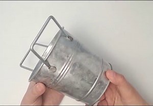 Galvanized Metal Bucket Versatile Bucket, Gift for Teacher Gardener Decor for Farmhouse Wedding Party, Small Vase 5 Inches