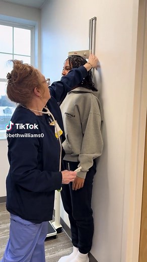Just a casual 12 year checkup… 5’11” 🤩 #fyp #girlballer | tall girls