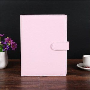 [Hot Item] A6 PU Leather Notebook Binder Refillable 6 Ring Binder Notebook for Business with Buckle