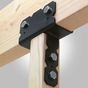 [Hot Item] Heavy Duty Adjustable 6X6 Corner Round Rafter to Beam Connector