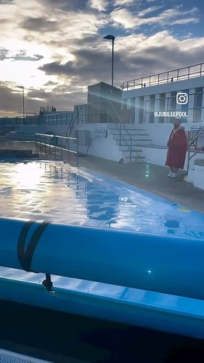 #geothermal #pool #sunrise #sun #swim #heatedpool #sea #natural #lifeisgood #reels #instagram | Jubilee Pool