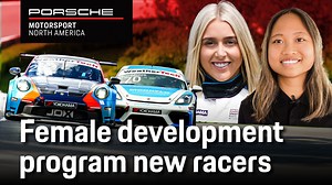 Porsche Motorsport North America and Deluxe have expanded the Female Driver Development Program within the Porsche Motorsport Pyramid North America. The announcement of Chloe Chambers and Madeline Stewart brings the support package into the Porsche Sprint Challenge North America by Yokohama Tire. The two girls join Porsche Deluxe Carrera Cup North America racer Sabre Cook in the program for 2023. - #PorscheSprintChallenge | #Porsche | Porsche Motorsport North America