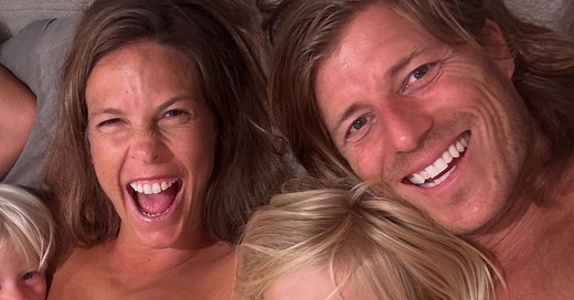 'Holy sparkles': Winter Olympic legend Torah Bright welcomes third baby with husband Angus Thomson