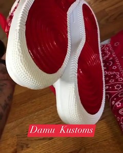 New order tap in 🔥🔥🔥 #Kustom #AF1 #RedPaisley #Bandana #Nike #Airforce1 #Fashion #Merch | Damu Kustom