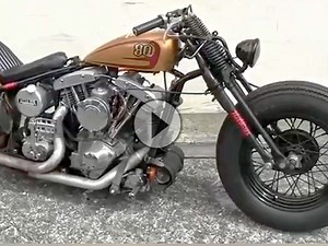 Harley Davidson '80 Shovelhead Chopper - Mega Eisen, Sound geil