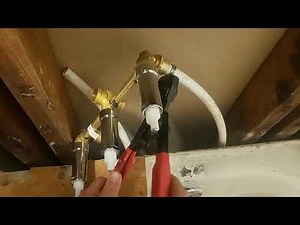 PEX Tub/Shower Valve Installation