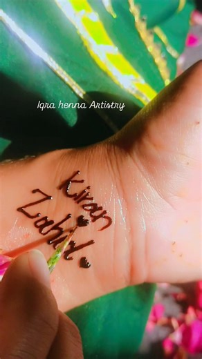 name mehndi reel | mehndi designs for couple names | name mehndi #bridal #mehndi #easymehndi