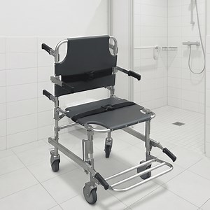 [Hot Item] Lightweight Aluminum Alloy Folding Stair Stretcher with Wheels for Patients