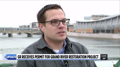 Grand Rapids receives EGLE permit for Grand River restoration project