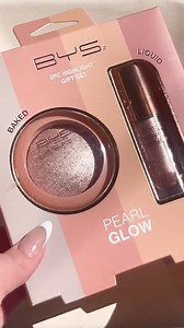Soft Glow... Double the Shine! 💌 Our Nova Blush Set gives a subtle champagne flush in both baked or liquid options! #byscosmetics #bysblush #lovethis #champangeblush | BYS Cosmetics