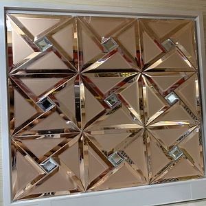 [Hot Item] Colored Tinted Bevelled Wall Decorative Glass Mirror