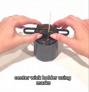 Adjustable Candle Wick Centering Stabilizer Tool Device for Jars Cups Containers DIY Candle Making Kit Supplies (4 Count)