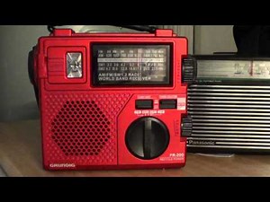 China Radio International on Grundig FR 200 hand crank shortwave radio