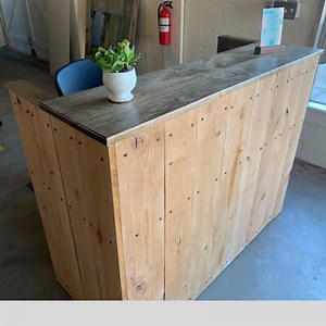 small wood reception desk greencleandesigns.com mini sales counter