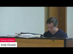 Georg Phillip Telemann - Aria, Andy Cloutier, piano, Strathroy United Church