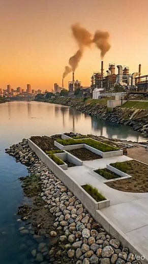 River Bank Restoration ,Pollution to Perfection # #development #restoration #urbantransformation
