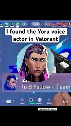 I found the Yoru voice actor in Valorant #valorant #valorantclips #valorantfunny #funnygameplay