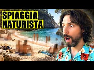 Nudism in Spain. Hidden beach discovered by accident.