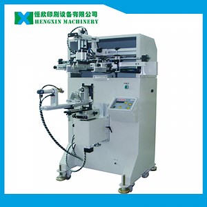[Hot Item] Cylindrical Plastic Bottle Cup Logo Screen Printer Printing Machine for Silicone Wristband