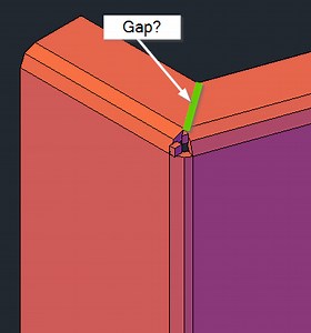 How do i clean up this corner of folded plate?