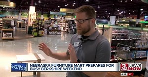 Nebraska Furniture Mart prepares for busy Berkshire weekend