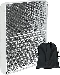 Shower RV Skylight Insulator, 14x 22x 2.75 Inch RV/Camper Skylight Inner Dome, RV Skylight Cover with Reflective Surface, Instant Energy Savings with RV Vent Insulator