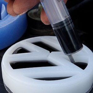 Putting A LED Logo In A Volkswagen | Crafty Panda How