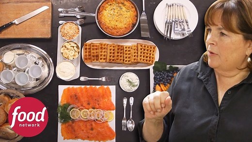 Ina Garten preparará Waffles belgas con Salmón. #O #CocinandoConInaGarten | Food Network Latinoamérica