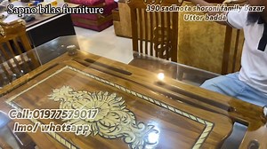 2.8K views · 32 reactions | 6 chair daining table in segun wood Is in ready stock at SAPNO BILASH FURNITURE | Sapno Bilash Furniture | Facebook