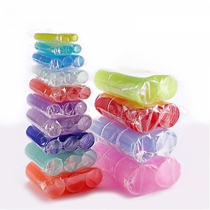 [Hot Item] Hot Selling 6PCS Nylon Curler Plastic Roller Sets Hairdressing Roller DIY Curlers Tools for Women Curly Hair