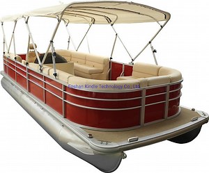 [Hot Item] 2023 Kinocean 10FT Luxury Fishing Electric Crusie Sport Pontoon Boats for Sale Cheap