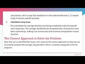 Troubleshooting Average Song Duration Calculation in Java