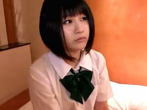 お金が欲しい黒髪ショートカット童顔JK美少女とハメ撮りして勝手に中出ししちゃう！ : アダルト動画が大好き♪