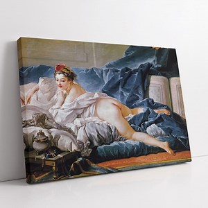 The Brunette Odalisque by François Boucher | Sensual Rococo Canvas Wall Art | Elegant Fine Art Decor for Bedroom or Living Room - Etsy