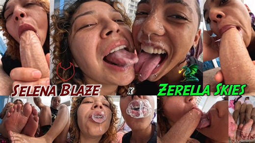 RT @F33TGOAT: Wataa 🔥😈 @sblazexxx x @ZerellaSkies 🐉
