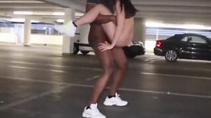 Couple fuck in car park