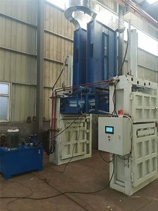 [Hot Item] Textile Fiber Baler Waste Cotton Fiber Baling Machine Clothes Waste Recycling Baling Machine for Packing Textile Waste