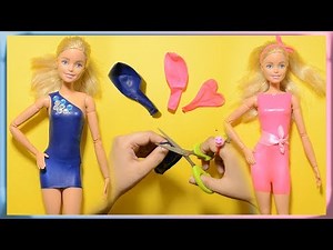 Barbie Party Dress with Balloons | DIY Clothes for Barbies | Creative & Fun to make