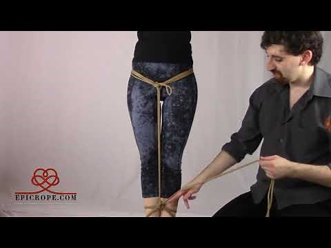 Diamond leg tie tutorial