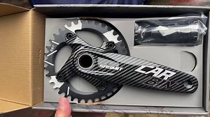 2023/2024 The New Sagmit MTB Crankset Brand:Sagmit Made For:Mountain Bikes Xc Trail Category:Chain Wheel Model:Carbin Material Arm:Aluminum Al6061 T6 Material Axle:Molybdenum Steel 24mm Material Chainring:Aluminum Al7075 T6 Crank Arm Length:170mm Charing Teeth:34T 36T 104Bcd Crank Bolt:M18 Compatible:8-12Spd 1pcs*BB91 Msrp:2750 #Sagmit #Carbin #Crankset #104BCD | Sagmit bike