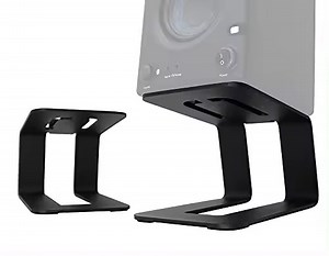 [Hot Item] Metal Bookshelf Speaker Stands with Vibration Absorption Pads Speaker Stands Desktop Speaker Stand for Small Speaker Holder
