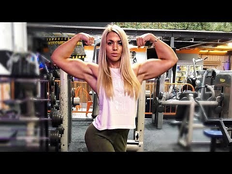 Strong Muscles Girl | Female Bodybuilding Fbb | Brittany Rhodes Workout