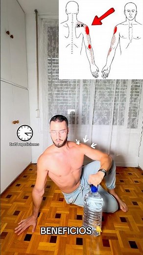 1 bottle of water for rotator cuff pain 🤩