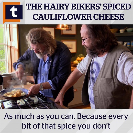 68K views · 450 reactions | The Hairy Bikers are taking comfort food to a whole new level with this delicious spiced cauliflower cheese dish! | Together TV | Facebook