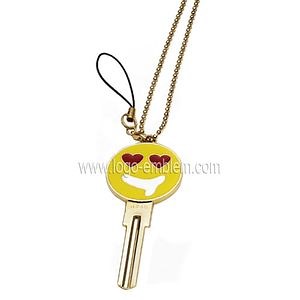 [Hot Item] Fashion Promotional Souvenir Key Shaped Pendant Necklace Wholesale