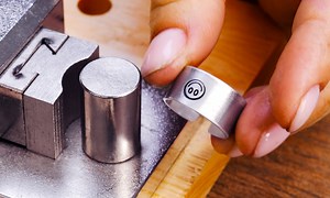 Silver ring design for beginners! ? Look how the girl copes with it easily! | Patch it