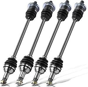 A-Premium CV Axle Shaft Assembly Compatible with Arctic Cat Prowler 550/650, Prowler XT 550/650/700, Prowler HDX/XTX 700, Prowler XTZ 1000, 4X4 Models Only, Front & Rear 4-PC Set