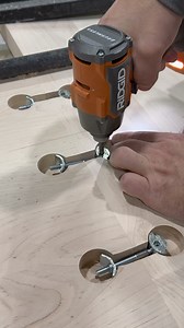 86.Installing under countertop connectors. #woodworking #woodwork #howto #countertops #woodcountertop | Diy Shelves