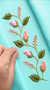 #handembroiderydesigns #bordercollie #roseembroidery | Hand Embroidery Designs