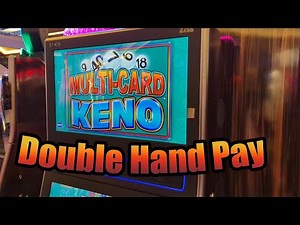 Multi-Card Keno -- Double Hand Pay